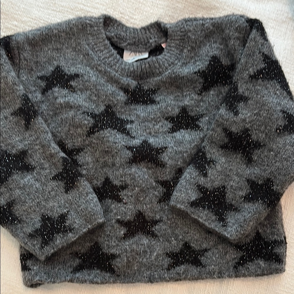 Zara Charcoal Knit Sweater